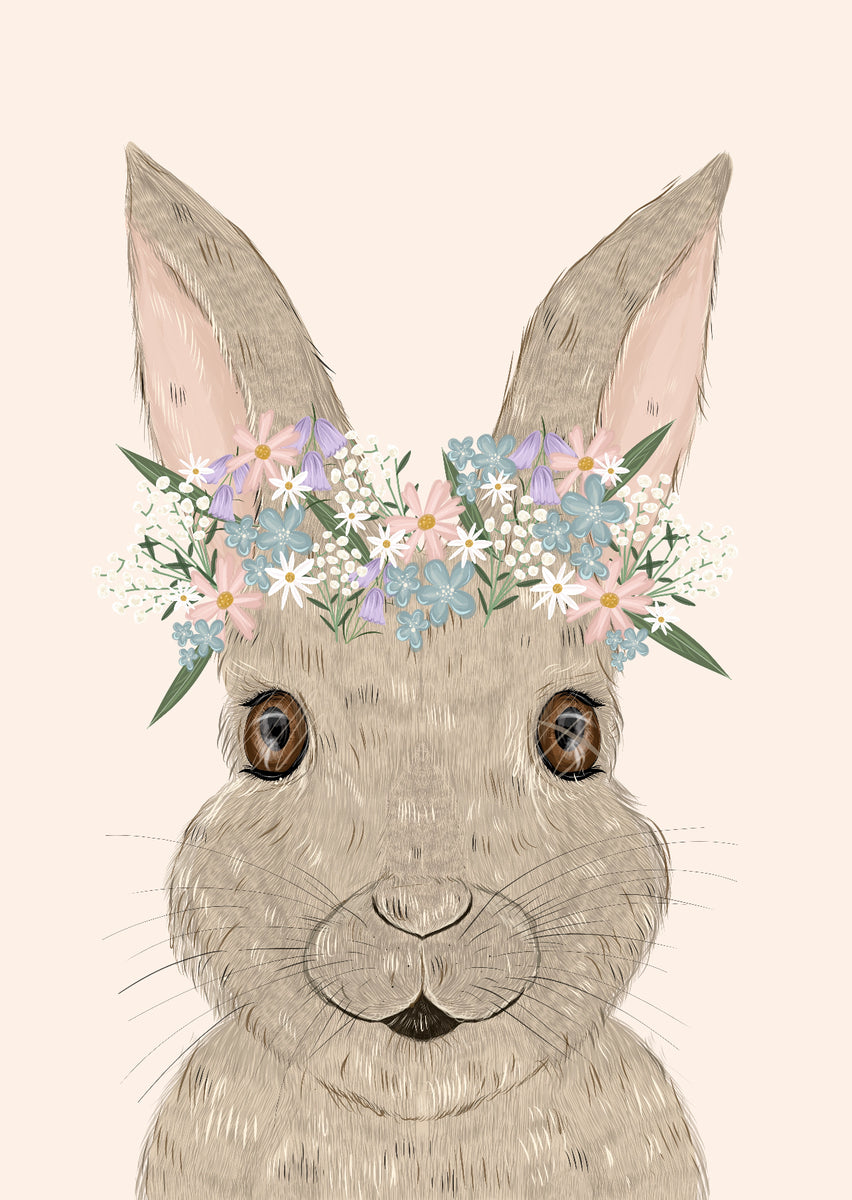 Bramble Bunny Rabbit Art Print – Abel and The Label